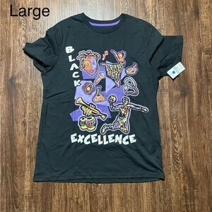 Black Graphic Tee - Short Sleeve